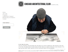 Tablet Screenshot of chicagoarchitecturalclub.org